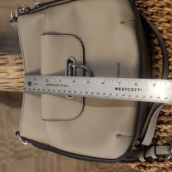 Dana Buchman Pebbled Faux Leather Crossbody (bin 5) - Picture 2 of 10